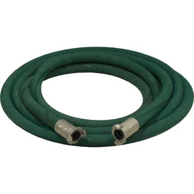 Green Sandblast Hose Extension with 2 quick couplings.