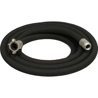 Black Sandblast Hose Assembly with 3X FULL PORT Connector.