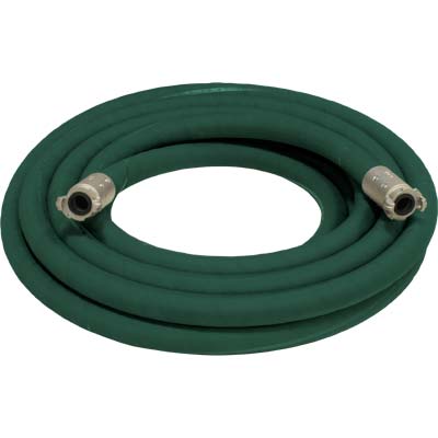 Green Sandblast Hose Extension with 2 quick couplings.