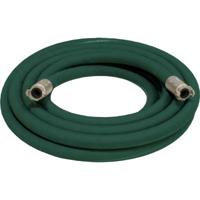 Green Sandblast Hose Extension with 2 quick couplings.
