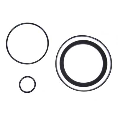 Sandblasting helmet accessories including cool tube and hot tube.
