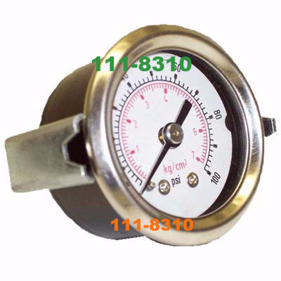 Gauges for air pressure used on sandblasters.