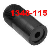 Sandblasting Nozzle Straight bore 3/4" pipe thread Tungsten Carbide and Boron.
