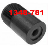 Sandblasting Nozzle Straight bore 3/4" pipe thread Tungsten Carbide and Boron.