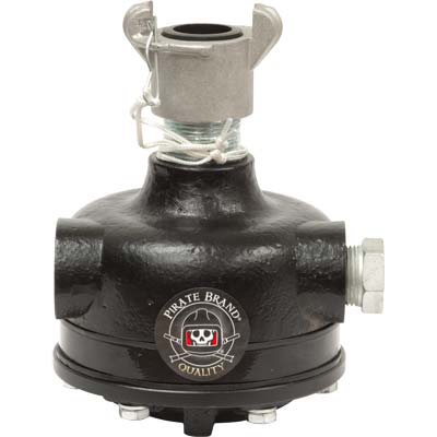 Sandblaster Exhaust Valve with Extreme Duty Ball and aluminum coupling with 5/16" Boron Carbide Nozzle for wear.