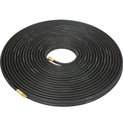 Sandblaster abrasive cutoff control hose and various control hoses.