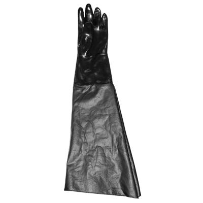 Sandblasting gloves, LEFT HAND ONLY. neoprene with cotton lined ranchide sleeve.
