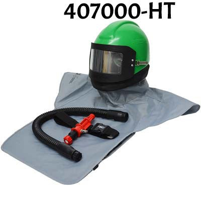 Nova 2000 Sandblasting Helmet with Hot Tube Made by RPB in the USA.