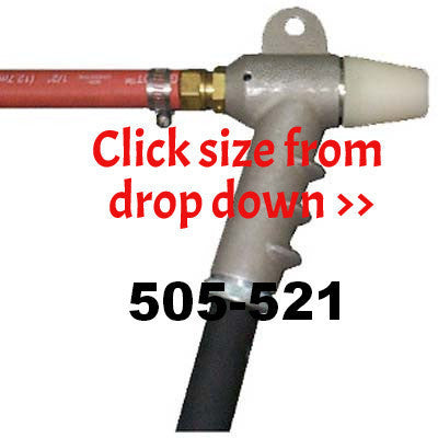 Sandblasting gun with ceramic nozzle hand held 3