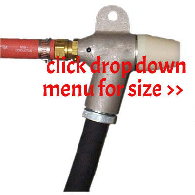 Sandblasting Gun hand held 4 with Tungsten Carbide nozzle ( short handle ).