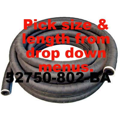 Black Sandblasting Hose by Foot - 5/8" ID