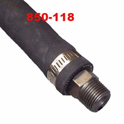 Lindsay Style Sandblast Hose 1/2" With end installed.