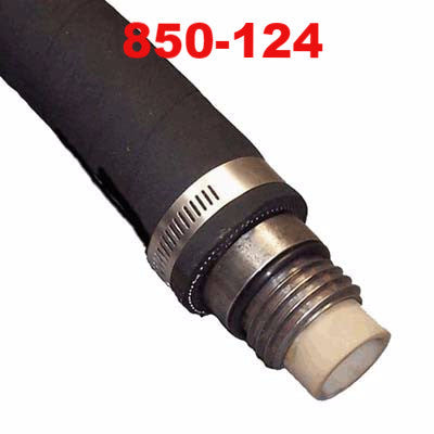 Lindsay Style Sandblast Hose 1 inch with hose ends already installed.