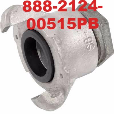 Sandblasting Threaded Hose Connectors.