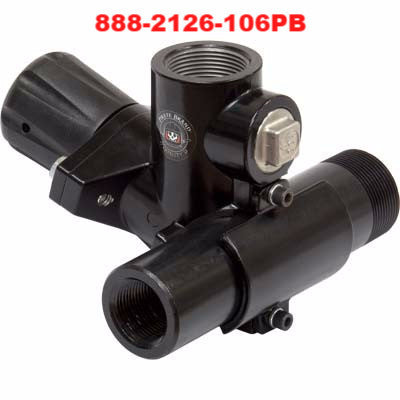 Manual Abrasive Plunger Valve II with urethane sleeve ( new version )