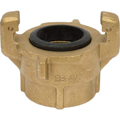 Sandblasting Threaded Hose Connectors.