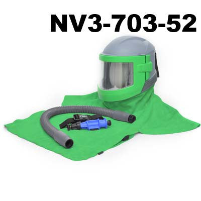 Sandblaster Helmet, Nova 3 with Cool Tube made by RPB in USA.
