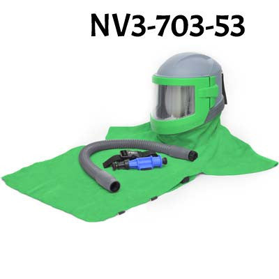 Sandblaster Helmet, Nova 3 with Cool Tube made by RPB in USA.