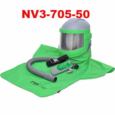 Sandblast Helmet Nova 3 by RPB with Climate Control made by RPB in the USA