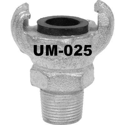 Air Hose fitting 2 Lug Male Thread Connector