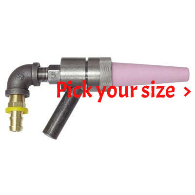 Sandblasting suction gun hand held 2 with ceramic nozzle for occasional use but still have great performance.
