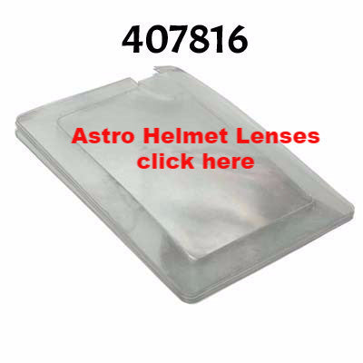 Astro Sandblasting Helmet Lenses made by RPB.